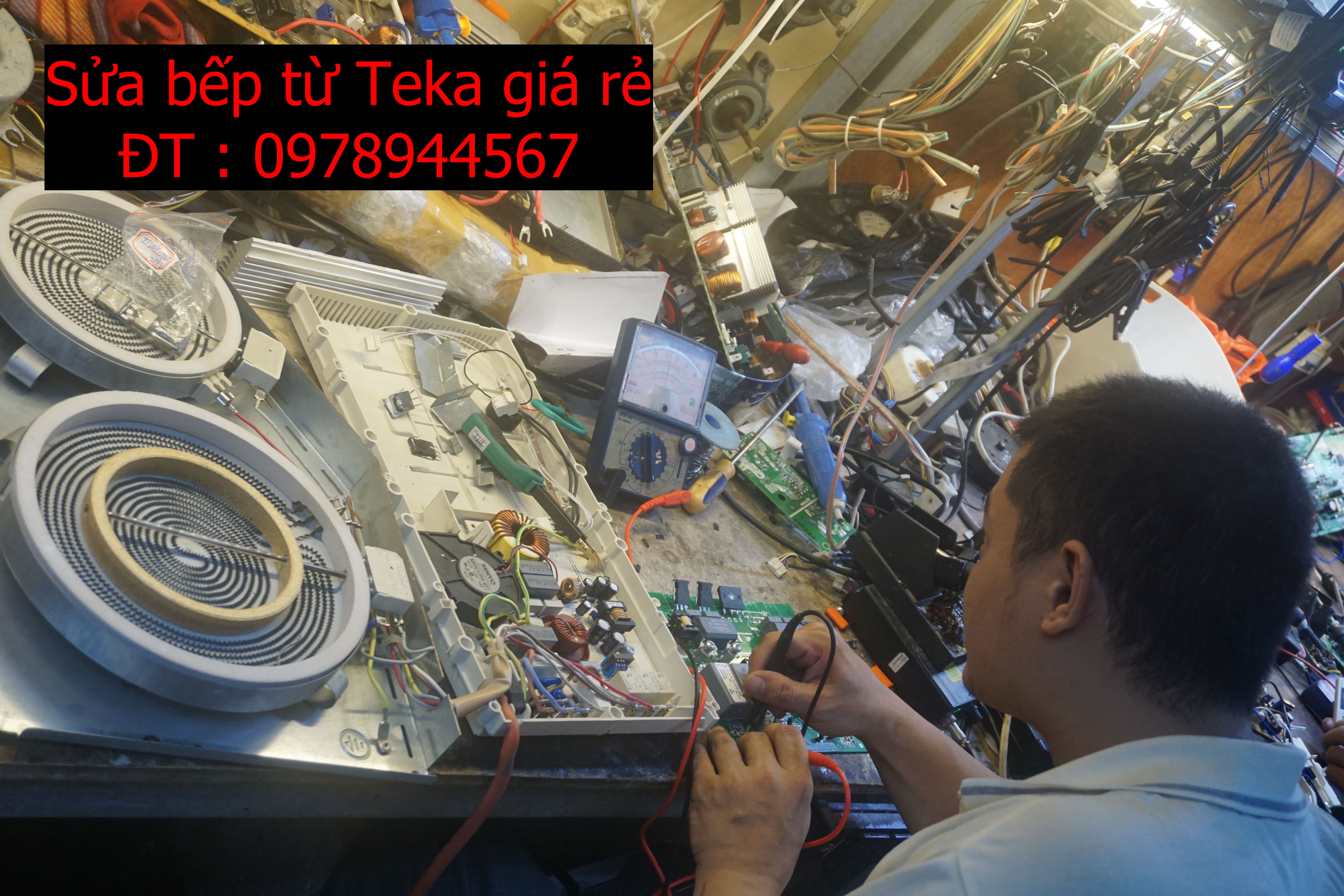 Sửa mạch bếp điện từ Teka